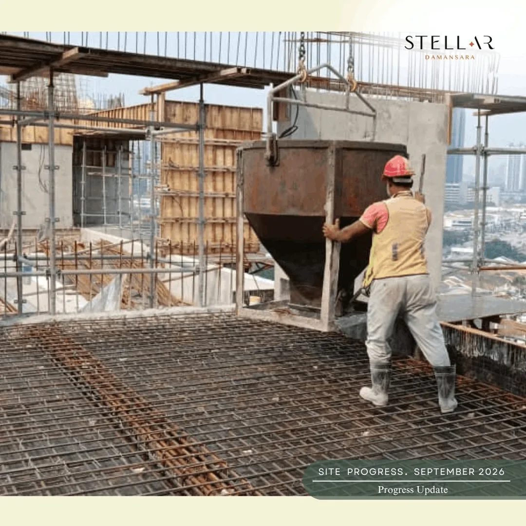 Stellar Damansara roof slab works, September 2026, site photo