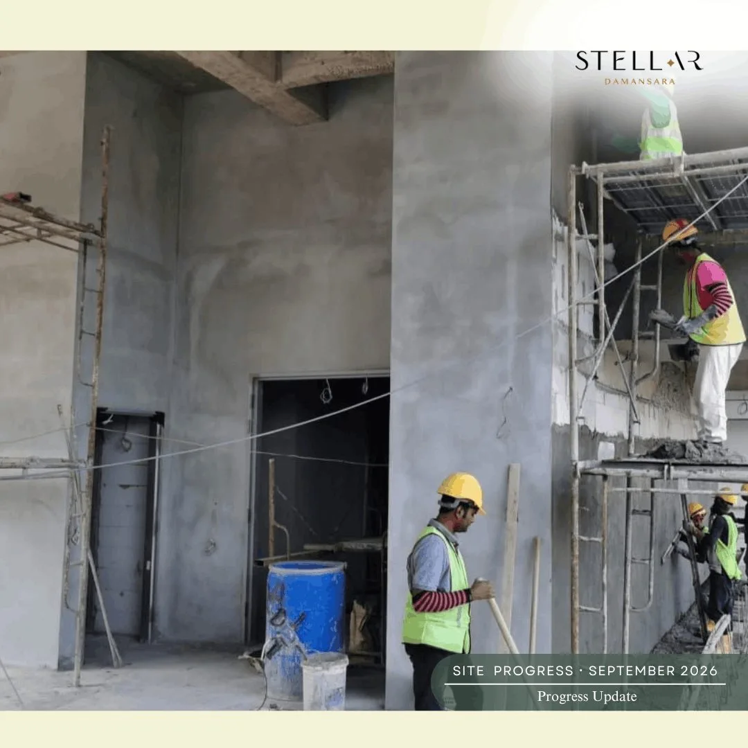 Stellar Damansara interior plastering works, September 2026, site photo
